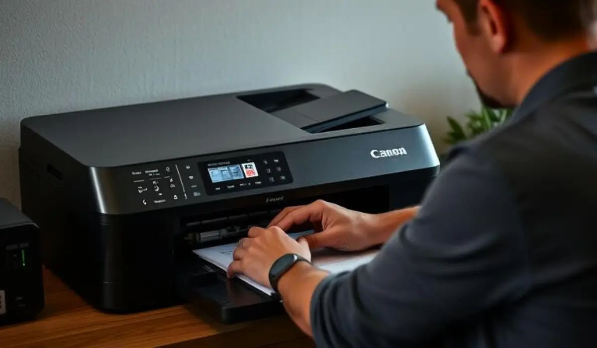 Resetting the Canon Printer