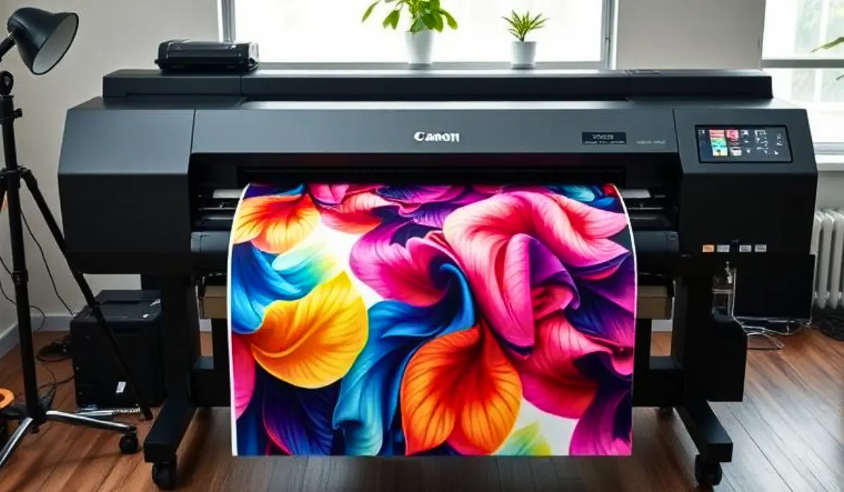 Canon inkjet large format printer for textile sublimation