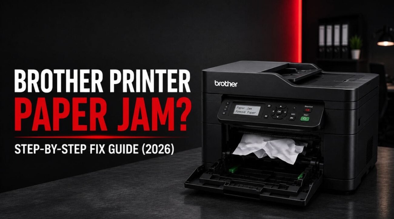 Brother Printer Paper Jam? Step-by-Step Fix Guide (2026)