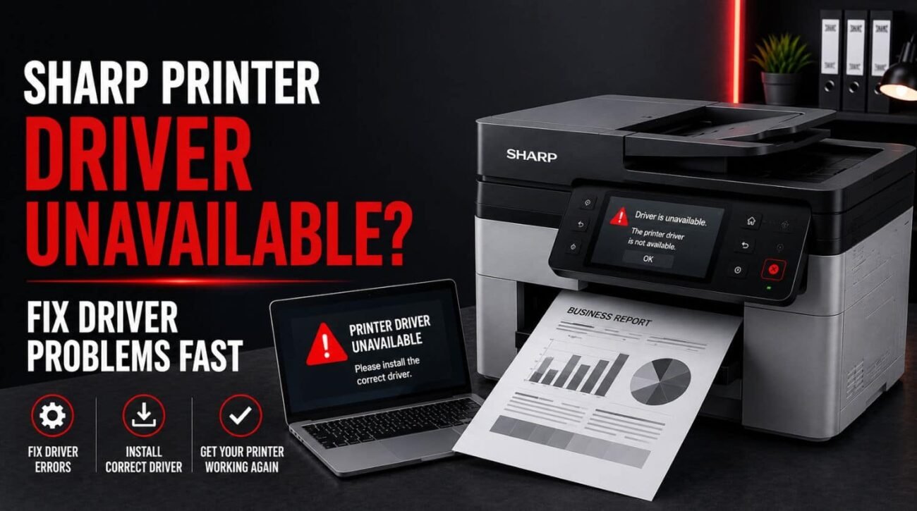 Sharp Printer Driver Unavailable