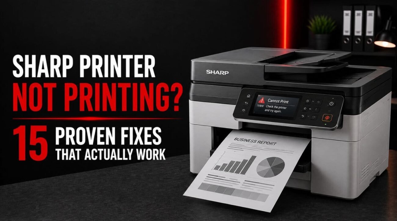 Sharp Printer Not Printing