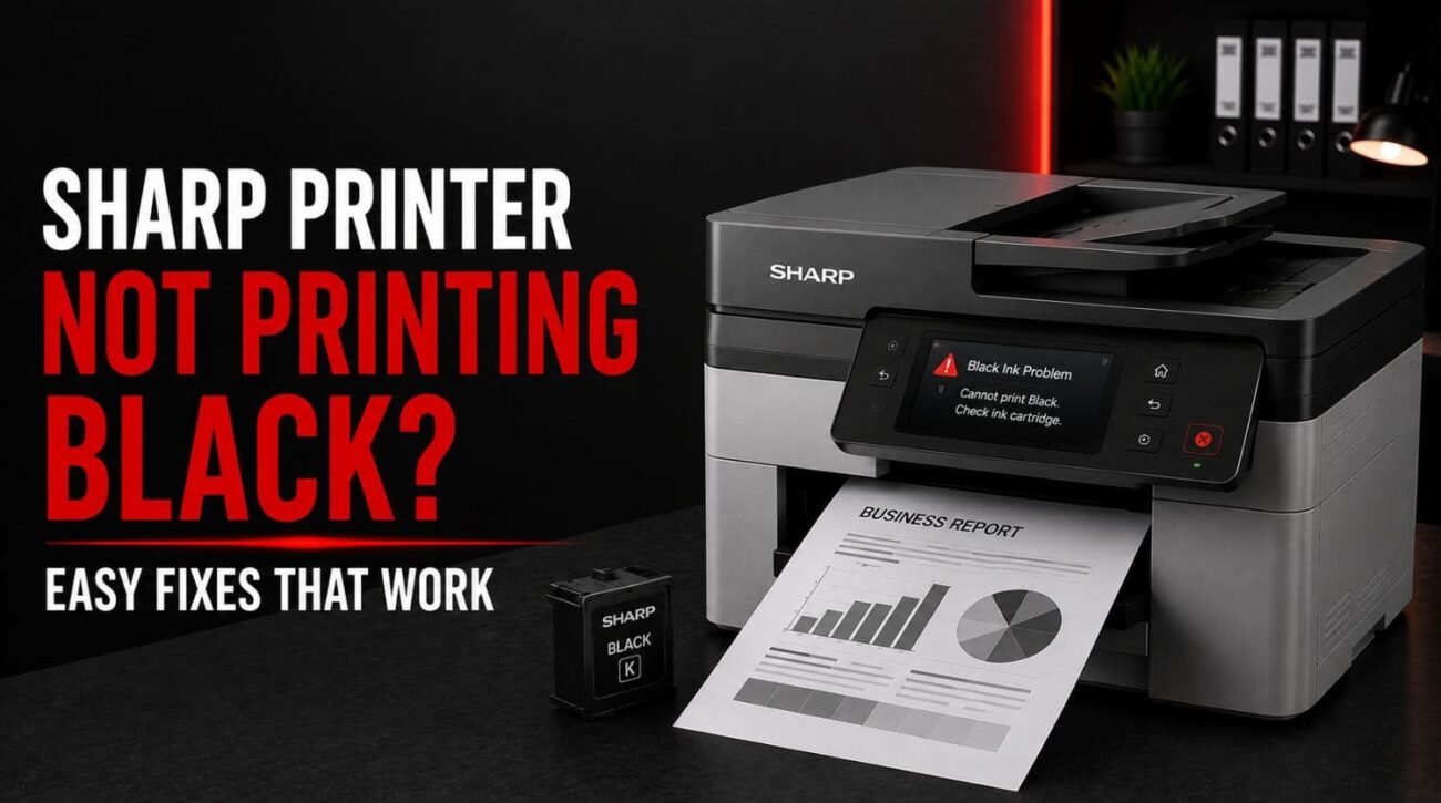 Sharp Printer Not Printing Black