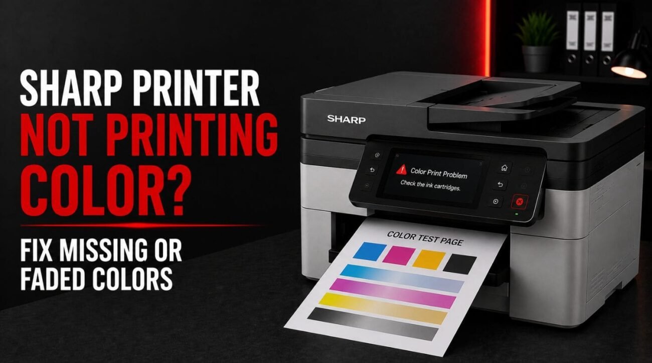 Sharp Printer Not Printing Color