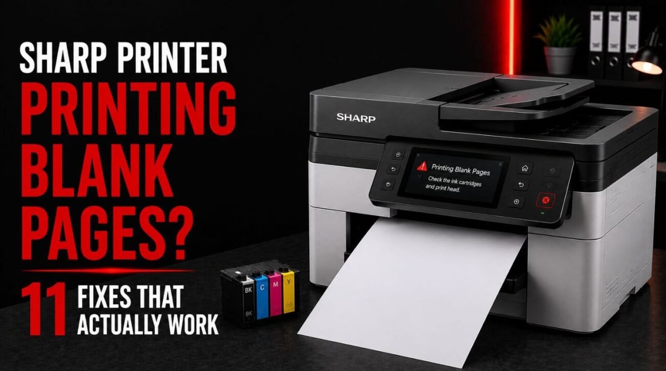 Sharp Printer Printing Blank Pages