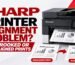 sharp printer alignment problem