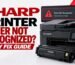 sharp printer toner not recognized