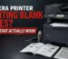 Kyocera printer printing blank pages fix